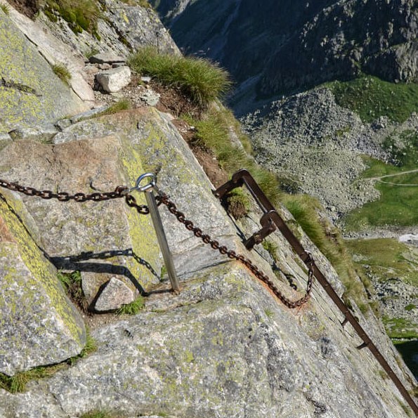 wejście na drabinkę